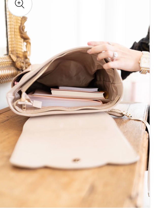 Nwt Hollis Mocha Frilly Full Size Backpack — image 3 of 8